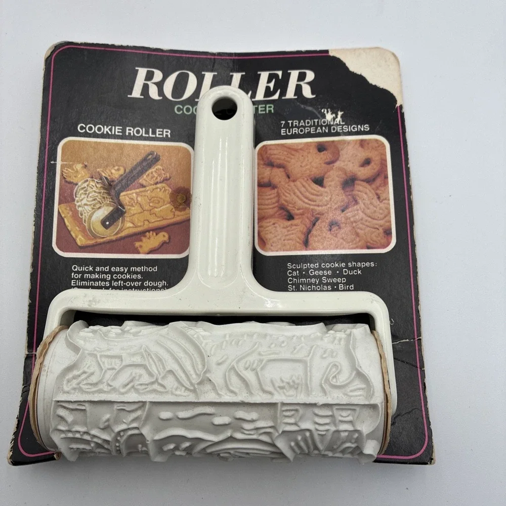 Vintage 1988 Hutzler Gerda Cookie Roller 7 European Designs West Germany No 65